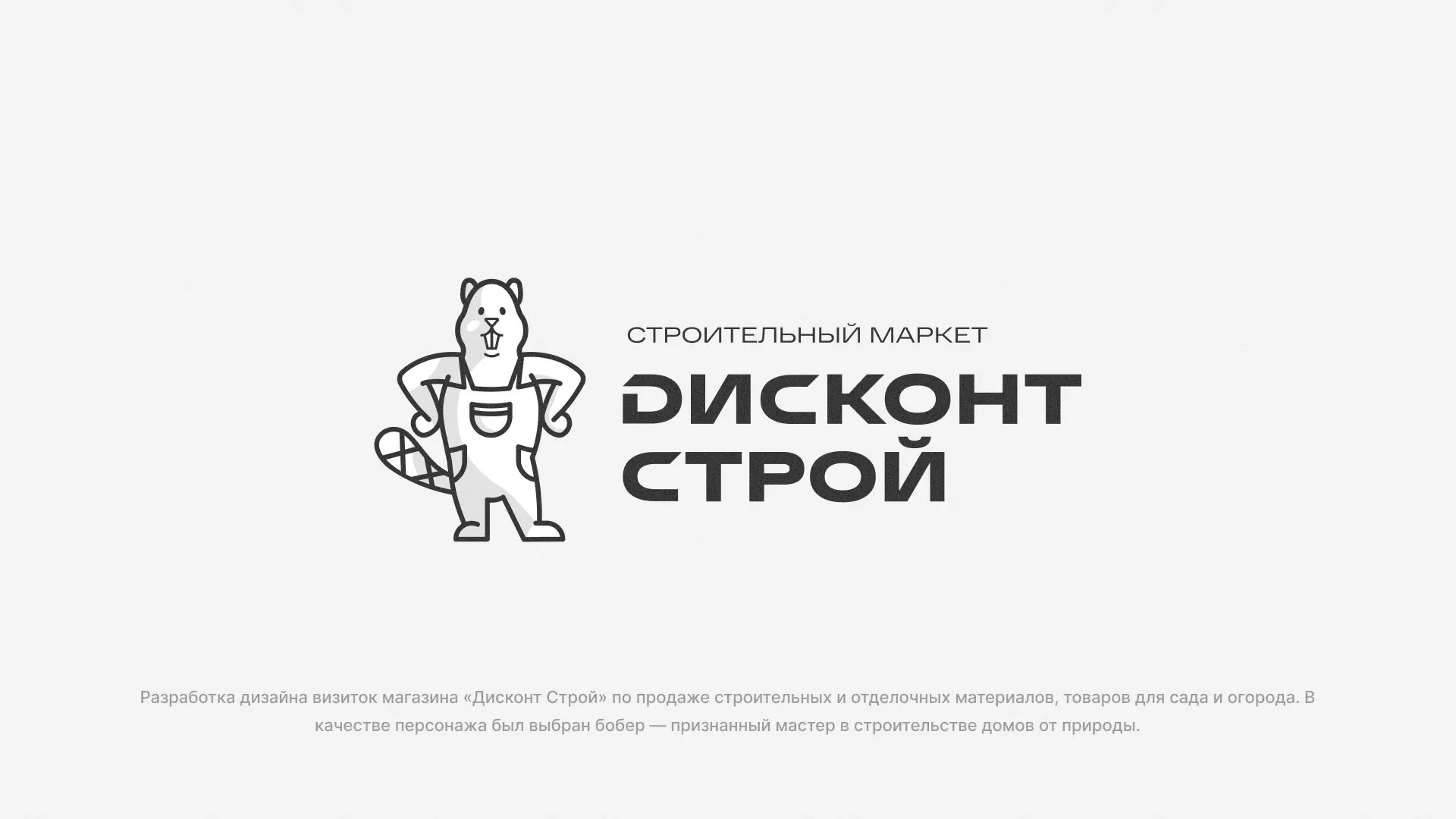 Разработка дизайна визиток магазина «Дисконт Строй» в Рассказово